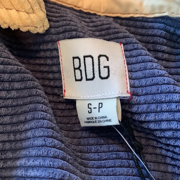 urban outfitters multi color corduroy cropped jacket - Picture 4 of 5